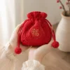 crimson fu blessing sachet pouch hanging display