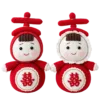 double happiness couple doll set front view