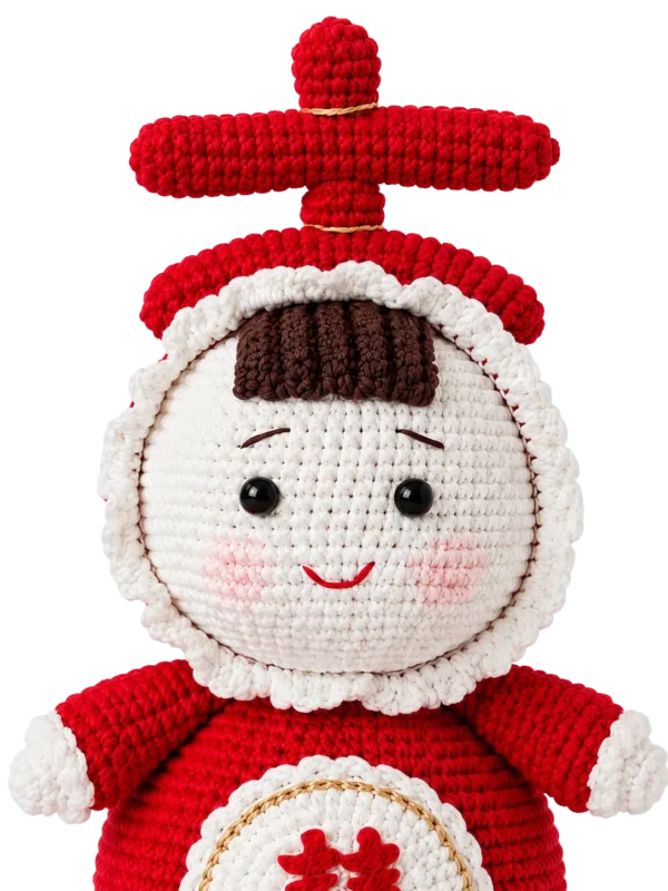 double happiness couple doll set hanging display