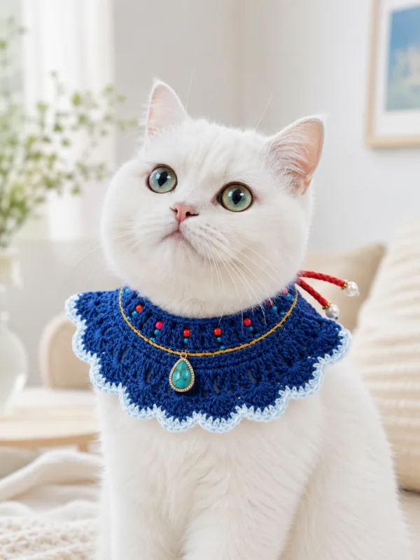 handmade collar pet scarf hanging display