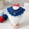 handmade collar pet scarf lifestyle scene