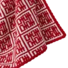 happiness wedding throw side view