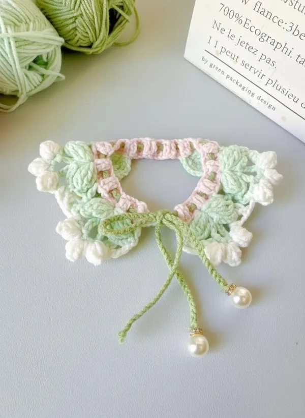 lily of the valley pet scarf front view