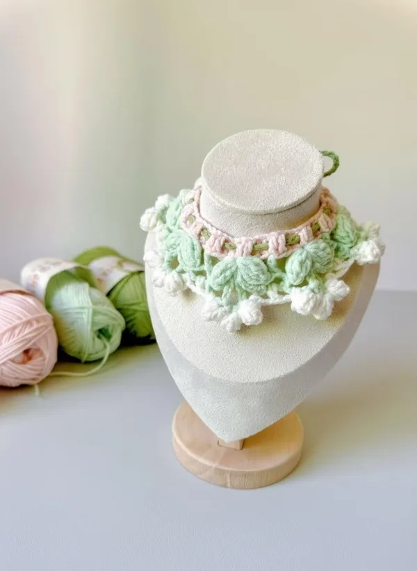 lily of the valley pet scarf hanging display