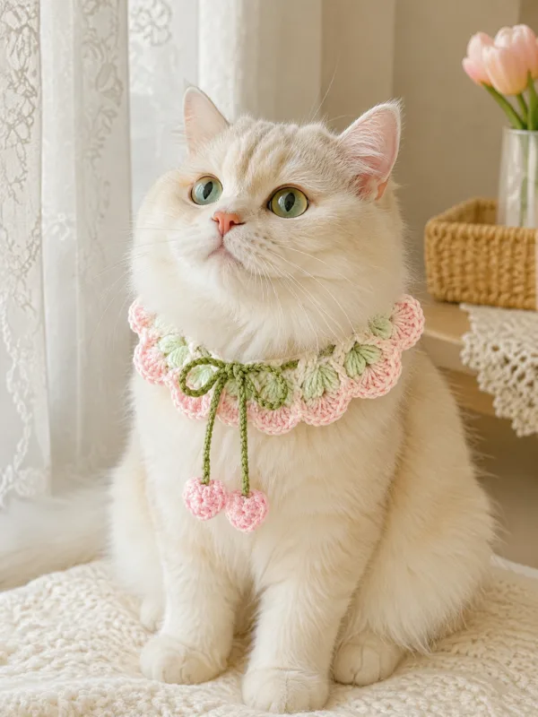 lime heart pet scarf hanging display