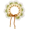 lotus flower pet scarf front view