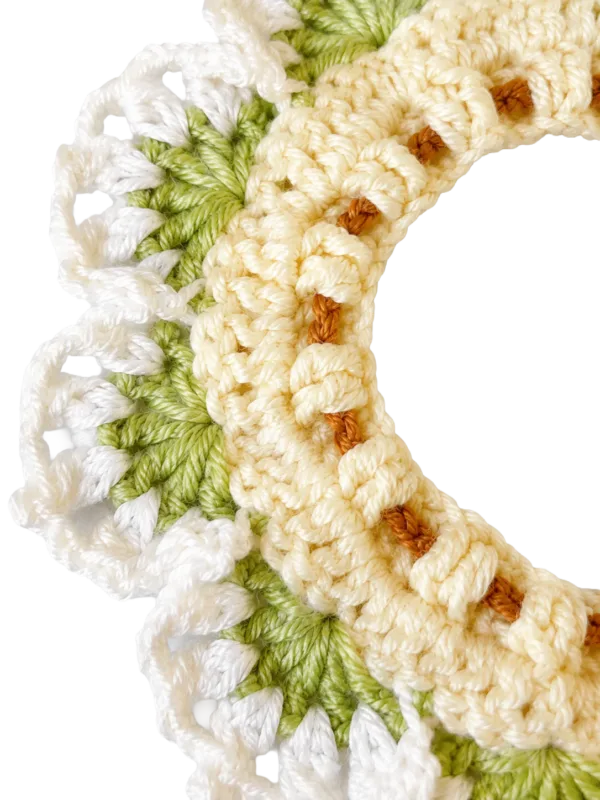 lotus flower pet scarf side view