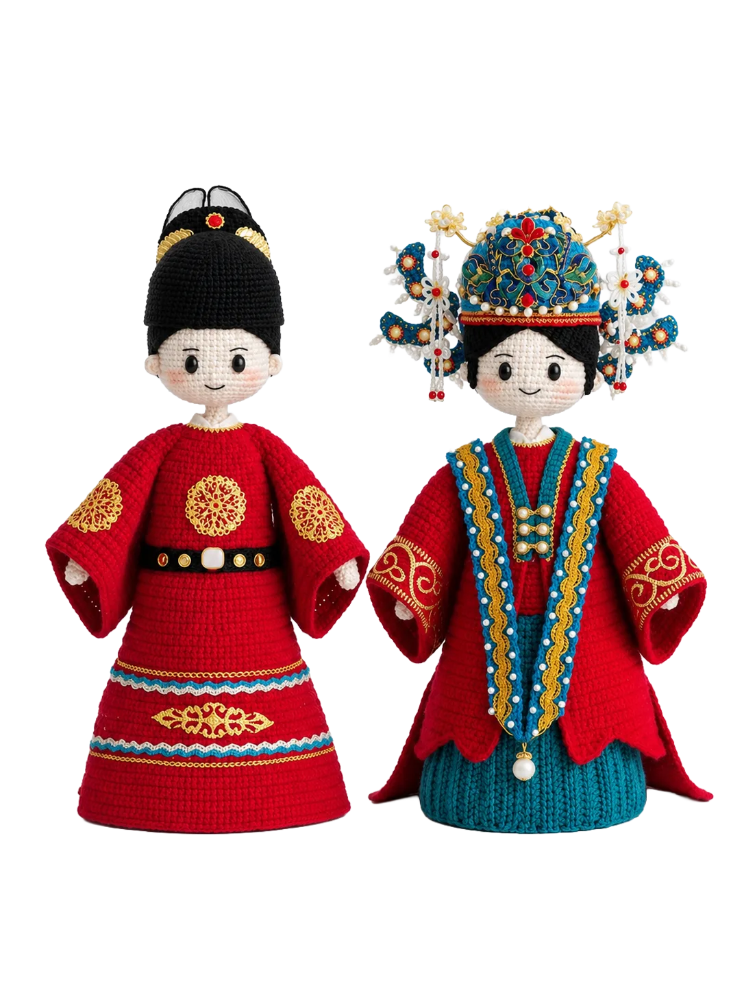 opera wedding doll set front view