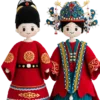 opera wedding doll set hanging display