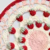 strawberry round fan detail view