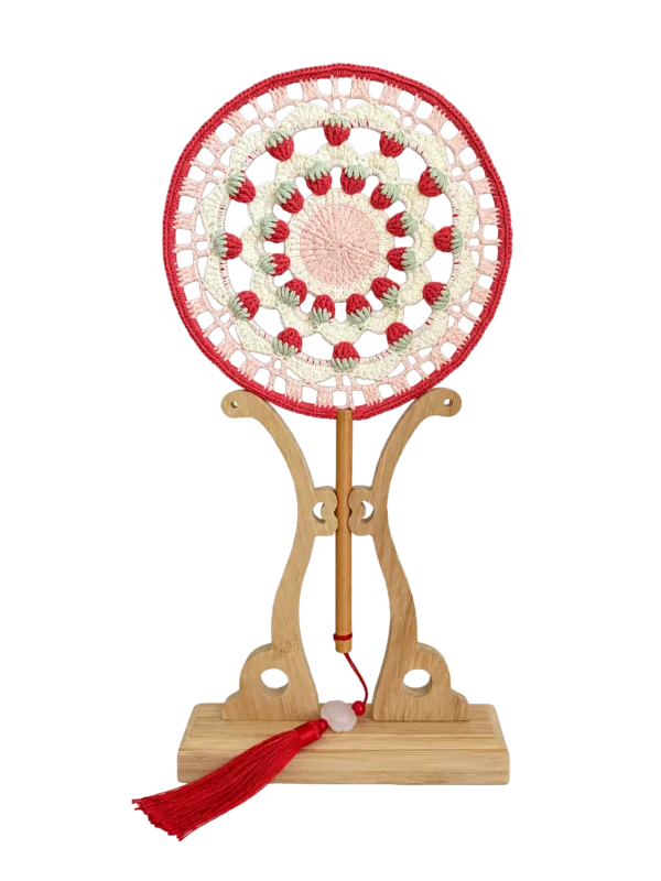 strawberry round fan hanging display