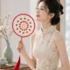 strawberry round fan lifestyle scene