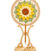 sunflower round fan hanging display