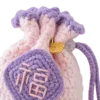 blush lilac fu blessing sachet pouch