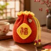 tangerine fu blessing sachet pouch lifestyle scene