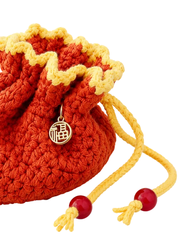 tangerine fu blessing sachet pouch side view