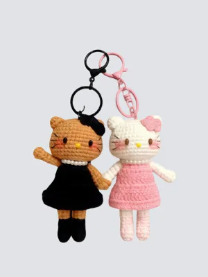 Amigurumi cat key Chain