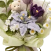 forest bunny tulip bouquet close up detail