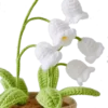 lily of the valley pot ornament close up detail