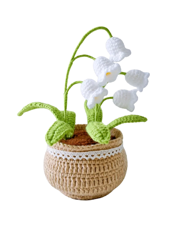 lily of the valley pot ornament display view