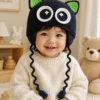 midnight cat ear hat hanging display