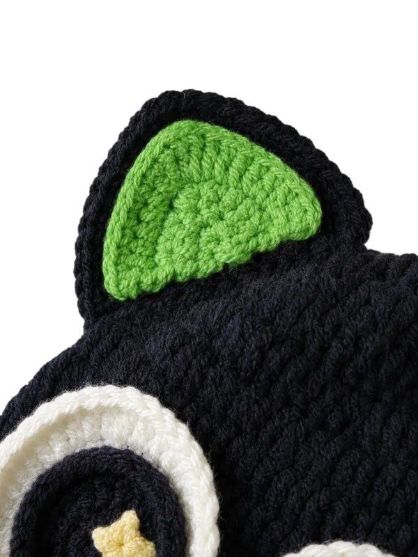 midnight cat ear hat side view
