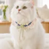 milk blue cherry pet scarf hanging display