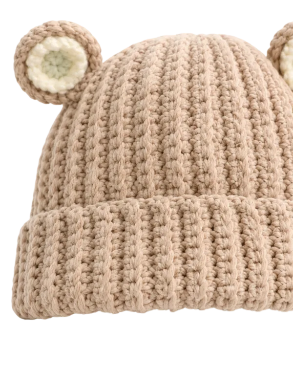 oat bear ear bonnet side view
