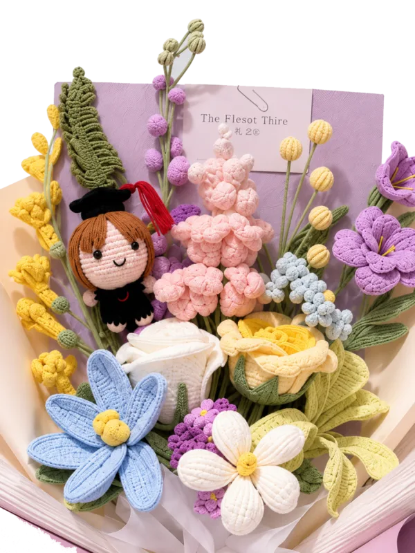 princess garden keepsake bouquet angled view