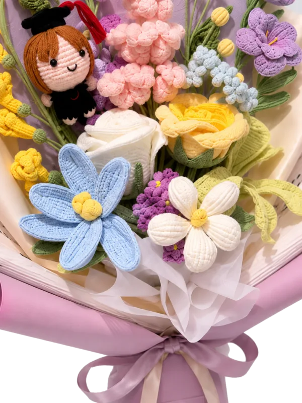 princess garden keepsake bouquet close up detail