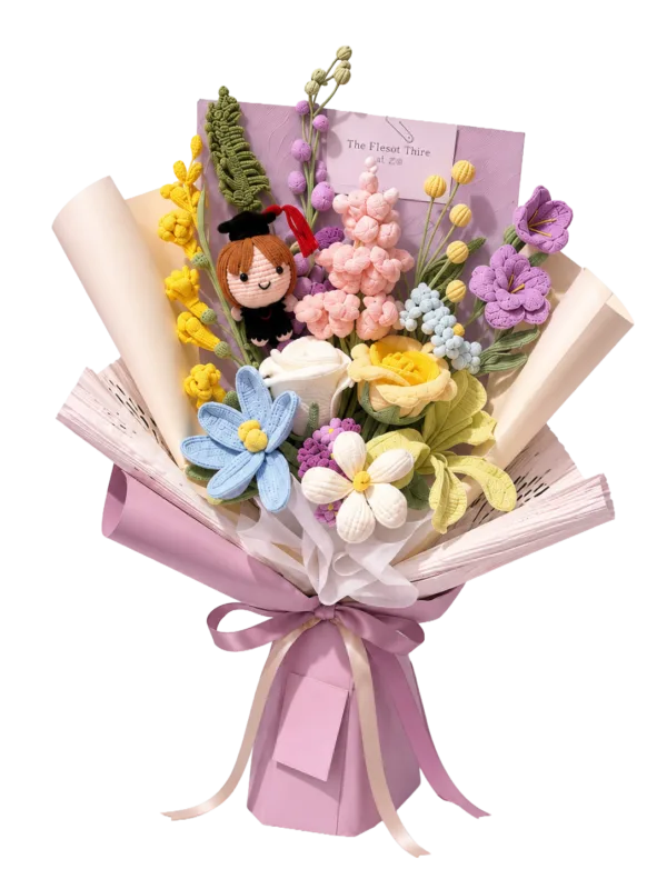 princess garden keepsake bouquet side view