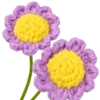 purple double flower pot decoration product view