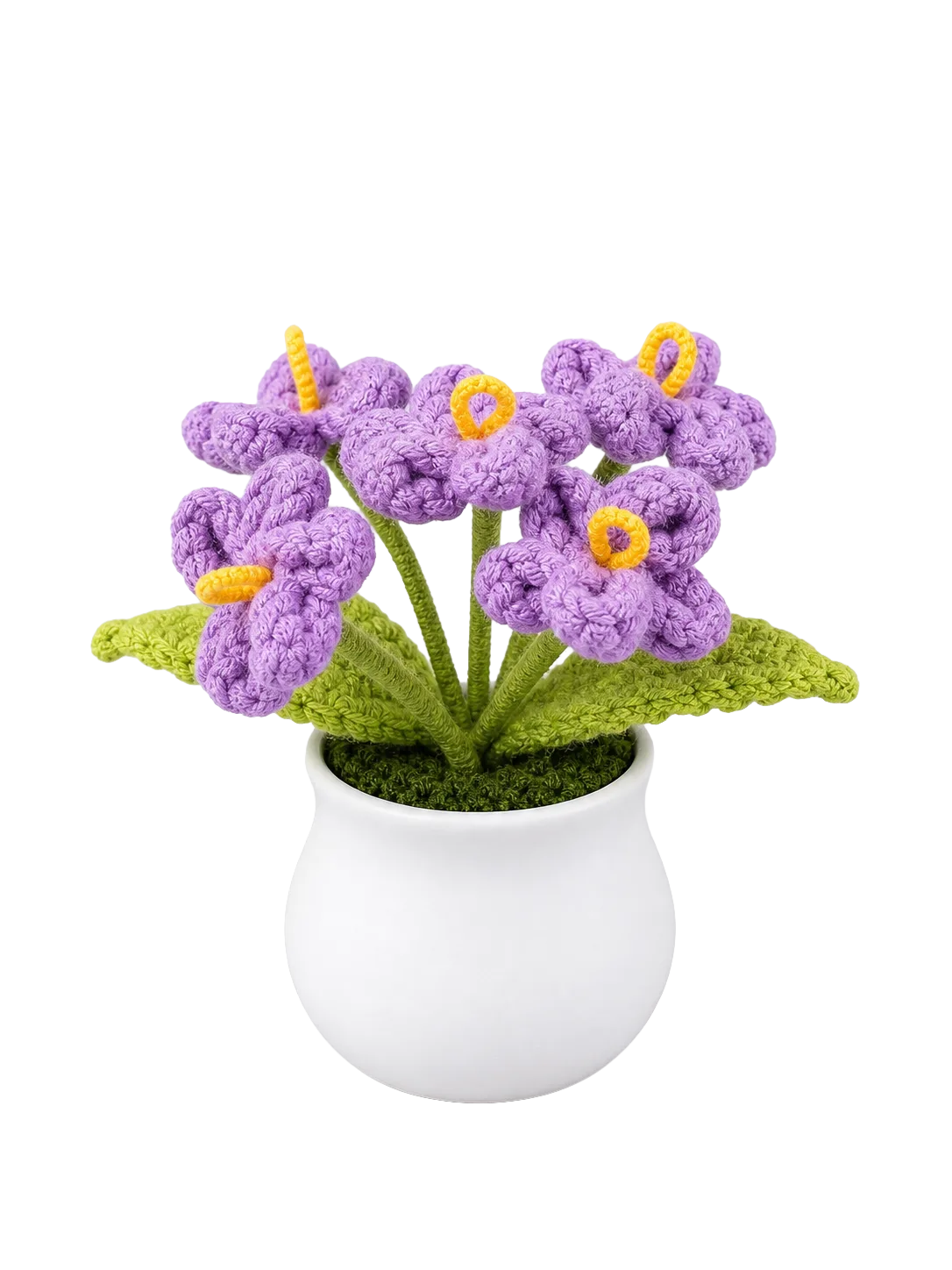purple forget me not pot ornament main image