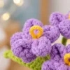 purple forget me not pot ornament product view