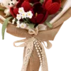 ruby tulip bear gift bouquet side view