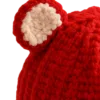 scarlet bear ear beanie close up detail