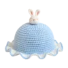 sky bunny ruffle sun hat angled view