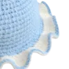 sky bunny ruffle sun hat side view
