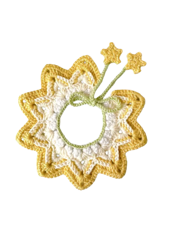 star pet scarf top view