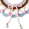 strawberry cream cake pet scarf angled view