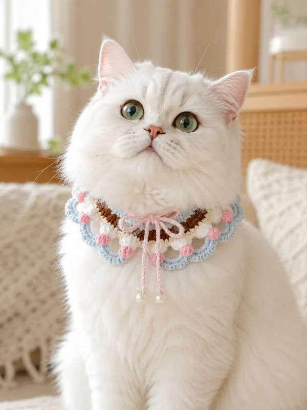 strawberry cream cake pet scarf hanging display