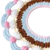 strawberry cream cake pet scarf side view