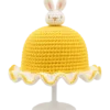 sunny bunny ruffle sun hat front view