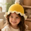 sunny bunny ruffle sun hat hanging display