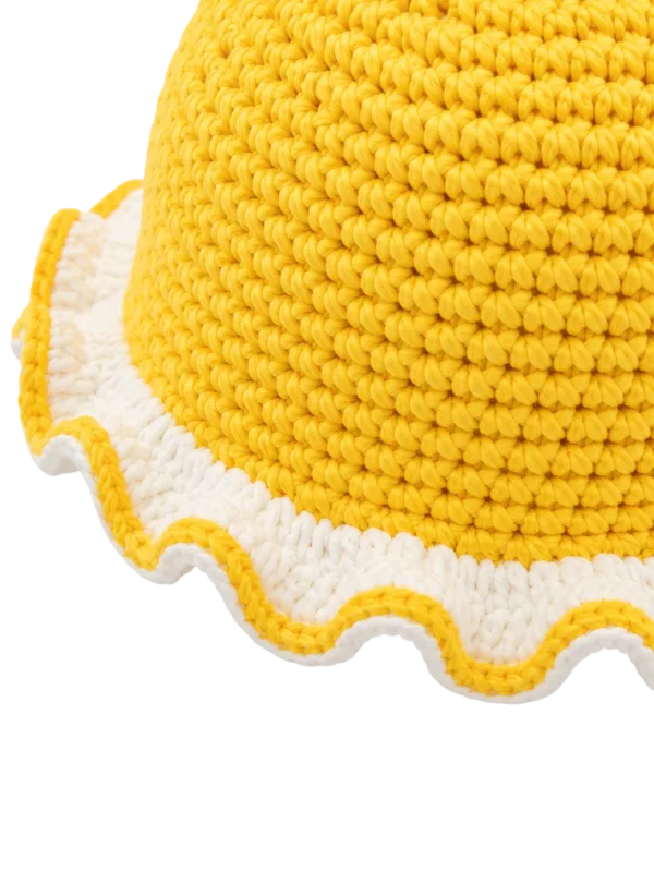 sunny bunny ruffle sun hat side view