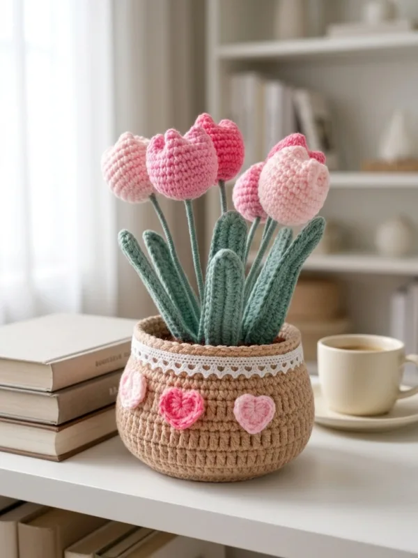 tulip pot ornament gift view