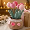 tulip pot ornament soft detail